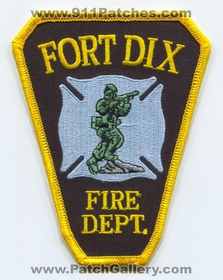 Fort Dix Fire Department US Army Military Patch (New Jersey)
Scan By: PatchGallery.com
Keywords: ft. dept. united states