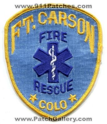 Fort Carson Fire Rescue Department Patch (Colorado)
[b]Scan From: Our Collection[/b]
Keywords: dept. ft. us army military