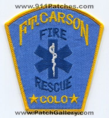 Fort Carson Fire Rescue Department Patch (Colorado)
[b]Scan From: Our Collection[/b]
Keywords: ft. dept. us army military