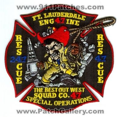 Fort Lauderdale Fire Rescue Department Station 47 (Florida)
Scan By: PatchGallery.com
Keywords: ft. dept. engine squad co. company special operations 247