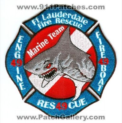 Fort Lauderdale Fire Rescue Department Station 49 (Florida)
Scan By: PatchGallery.com
Keywords: ft. dept. engine fireboat marine team scuba dive company co.