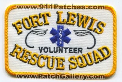Fort Lewis Volunteer Rescue Squad (Virginia)
Scan By: PatchGallery.com
Keywords: ft. ems