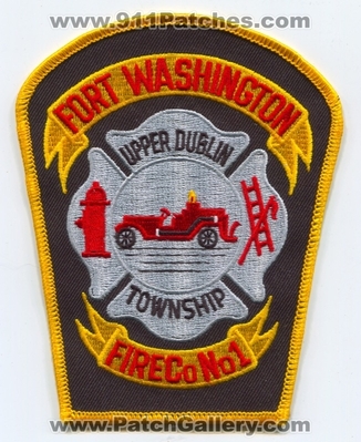 Fort Washington Fire Company Number 1 Patch (Pennsylvania)
Scan By: PatchGallery.com
Keywords: ft. co. no. #1 department dept. upper dublin township twp.
