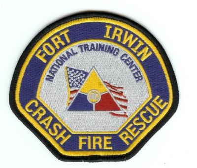 Fort Irwin National Training Center Crash Fire Rescue
Thanks to PaulsFirePatches.com for this scan.
Keywords: california cfr arff aircraft