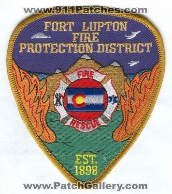 Fort Lupton Fire Protection District Patch (Colorado)
[b]Scan From: Our Collection[/b]
Keywords: ft rescue
