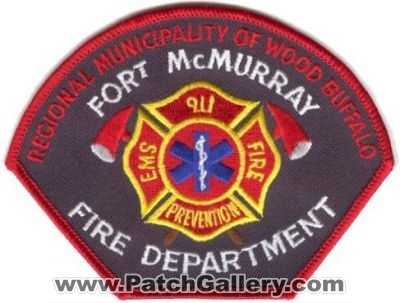 Fort McMurray Fire Department (Canada AB)
Thanks to zwpatch.ca for this scan.
Keywords: ft regional municipality of wood buffalo