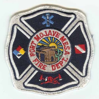 Fort Mojave Mesa Fire Dept
Thanks to PaulsFirePatches.com for this scan.
Keywords: arizona department