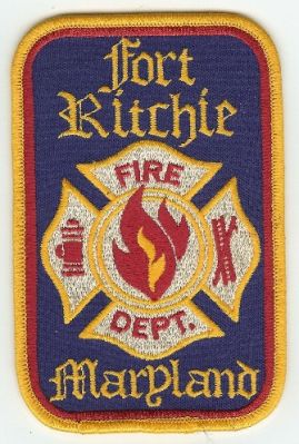 Fort Ritchie Fire Dept
Thanks to PaulsFirePatches.com for this scan.
Keywords: maryland department ft