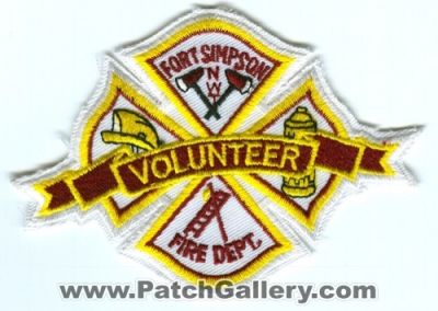 Fort Simpson Volunteer Fire Department (Canada NT)
Scan By: PatchGallery.com
Keywords: ft nwt dept.