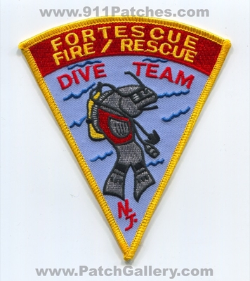Fortescue Fire Rescue Department Dive Rescue Patch (New Jersey)
Scan By: PatchGallery.com
Keywords: dept. scuba water n.j.