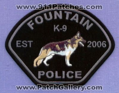 Fountain Police Department K-9 (Colorado)
Thanks to apdsgt for this scan.
Keywords: dept. k9