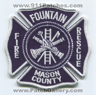 Fountain Fire Rescue Department Mason County Patch (Michigan)
Scan By: PatchGallery.com
Keywords: dept. co.