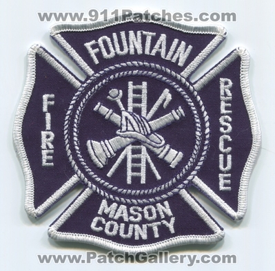 Fountain Fire Rescue Department Mason County Patch (Michigan)
Scan By: PatchGallery.com
Keywords: dept. co.