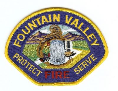 Fountain Valley Fire
Thanks to PaulsFirePatches.com for this scan.
Keywords: california