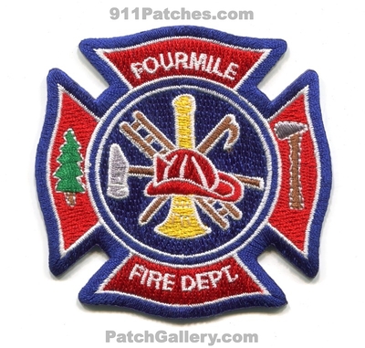 Four Mile Fire Department Patch (Colorado)
[b]Scan From: Our Collection[/b]
Keywords: dept. fourmile