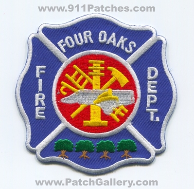 Four Oaks Fire Department Patch (North Carolina)
Scan By: PatchGallery.com
Keywords: 4 dept.