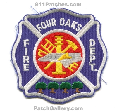 Four Oaks Fire Department Patch (North Carolina)
Scan By: PatchGallery.com
Keywords: 4 dept.