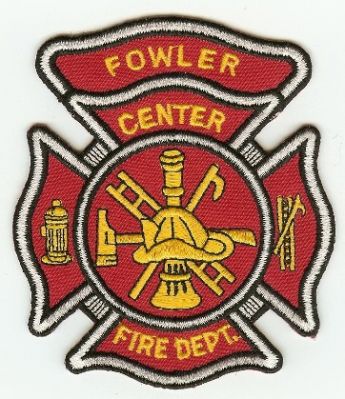 Fowler Center Fire Dept
Thanks to PaulsFirePatches.com for this scan.
Keywords: indiana department