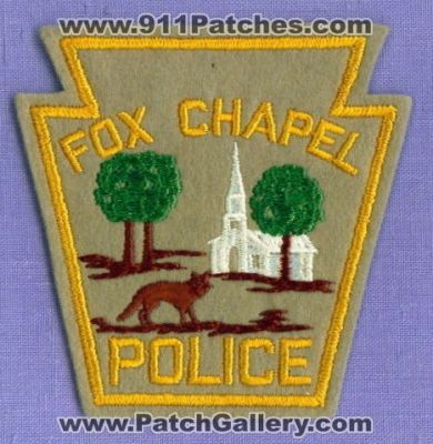 Fox Chapel Police Department (Pennsylvania)
Thanks to apdsgt for this scan.
Keywords: dept.