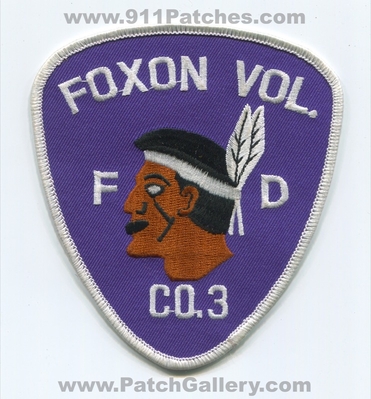 Foxon Volunteer Fire Department Company 3 Patch (Connecticut)
Scan By: PatchGallery.com
Keywords: vol. dept. fd co. number no. #3