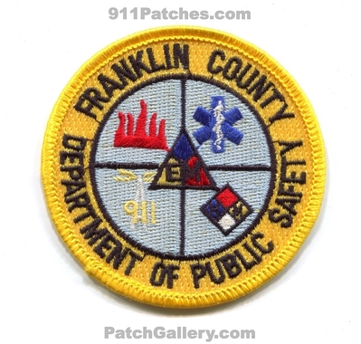 Franklin County Department of Public Safety DPS Emergency Management Patch (Tennessee)
Scan By: PatchGallery.com
Keywords: co. dept. em fire ems 911