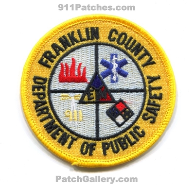 Franklin County Department of Public Safety DPS Patch (Virginia)
Scan By: PatchGallery.com
Keywords: co. dept. fire ems hazmat haz-mat 911 dispatcher