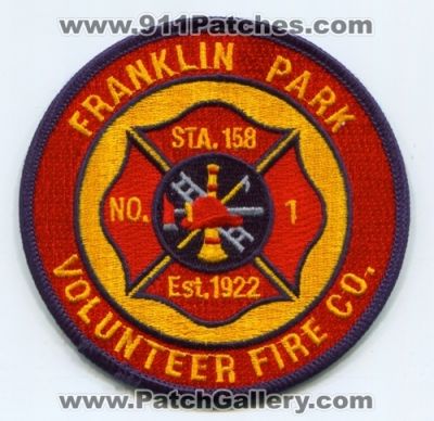Franklin Park Volunteer Fire Company Number 1 Station 158 (Pennsylvania)
Scan By: PatchGallery.com
Keywords: co. no. #1 sta. department dept.