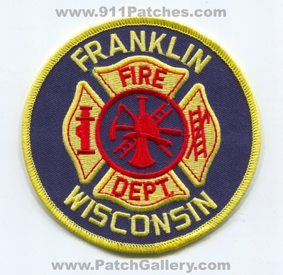 Franklin Fire Department Patch (Wisconsin)
Scan By: PatchGallery.com
Keywords: dept.