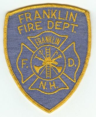 Franklin Fire Dept
Thanks to PaulsFirePatches.com for this scan.
Keywords: new hampshire department
