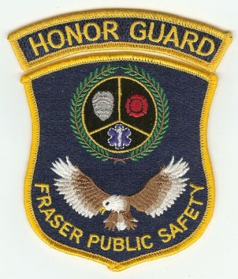 Fraser Public Safety Honor Guard
Thanks to PaulsFirePatches.com for this scan.
Keywords: michigan fire