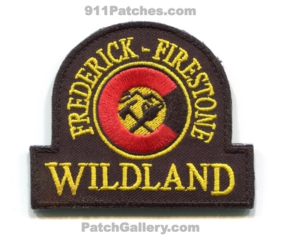 Frederick Firestone Fire Protection District Wildland Patch (Colorado)
[b]Scan From: Our Collection[/b]
Keywords: prot. dist. department dept. forest wildfire