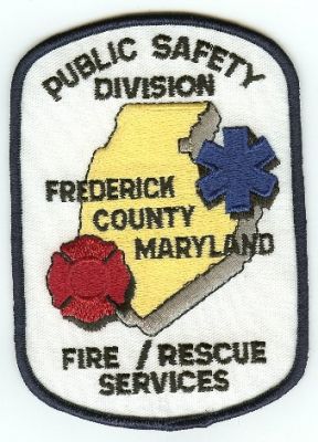 Frederick County Fire Rescue Services
Thanks to PaulsFirePatches.com for this scan.
Keywords: maryland public safety division