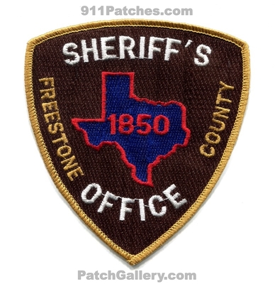 Freestone County Sheriffs Office Patch (Texas)
Scan By: PatchGallery.com
Keywords: co. department dept. 1850