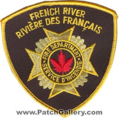 French River Fire Department (Canada ON)
Thanks to zwpatch.ca for this scan.
Keywords: riviere des francais