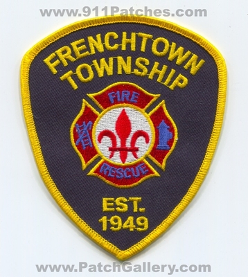 Frenchtown Township Fire Rescue Department Patch (Michigan)
Scan By: PatchGallery.com
Keywords: twp. dept. est. 1949