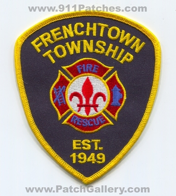 Frenchtown Township Fire Rescue Department Patch (Michigan)
Scan By: PatchGallery.com
Keywords: twp. dept. est. 1949