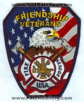 Friendship Veterans Fire Rescue Department Patch (Virginia)
Scan By: PatchGallery.com
Keywords: dept. u.s.a. usa