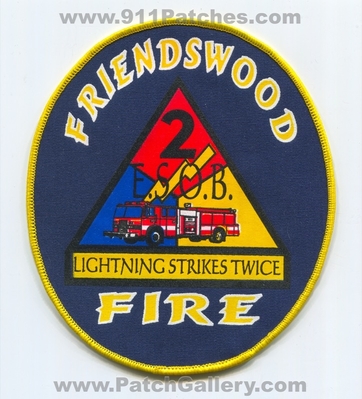 Friendswood Fire Department ESOB 2 Patch (Texas)
Scan By: PatchGallery.com
Keywords: dept. e.s.o.b. lightning strkes twice