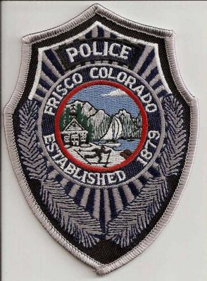 Frisco Police
Thanks to EmblemAndPatchSales.com for this scan.
Keywords: colorado