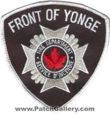 Front of Yonge Fire Department (Canada ON)
Thanks to zwpatch.ca for this scan.
