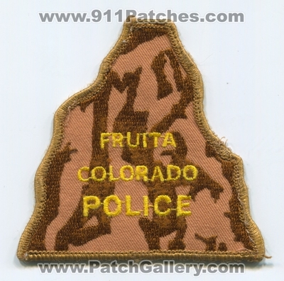 Fruita Police Department Patch (Colorado)
Scan By: PatchGallery.com
Keywords: dept.