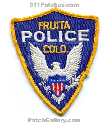 Fruita Police Department Patch (Colorado)
Scan By: PatchGallery.com
Keywords: dept.