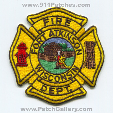 Fort Atkinson Fire Department Patch (Wisconsin)
Scan By: PatchGallery.com
Keywords: ft. dept.