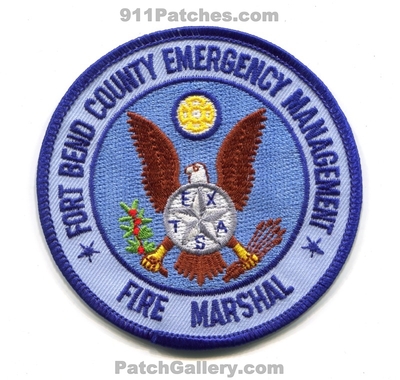Fort Bend County Emergency Management Fire Marshal Patch (Texas)
Scan By: PatchGallery.com
Keywords: ft. co. em