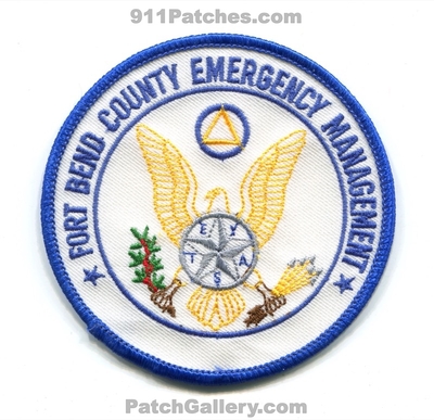 Fort Bend County Emergency Management Patch (Texas)
Scan By: PatchGallery.com
Keywords: ft. co. em