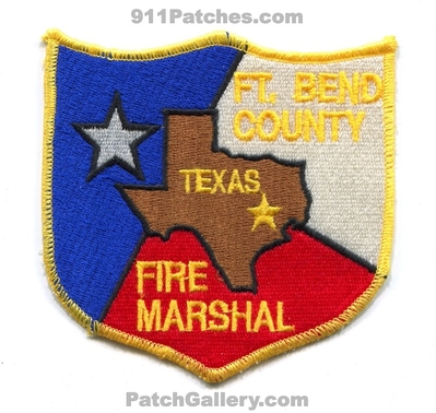 Fort Bend County Fire Department Fire Marshal Patch (Texas)
Scan By: PatchGallery.com
Keywords: ft. co. dept.