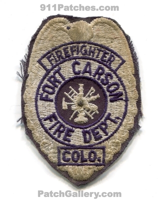 Fort Carson Fire Department Firefighter US Army Military Patch (Colorado)
[b]Scan From: Our Collection[/b]
Keywords: ft. dept.