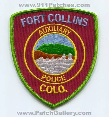 Fort Collins Police Department Auxiliary Patch (Colorado)
Scan By: PatchGallery.com
Keywords: ft. dept. colo.