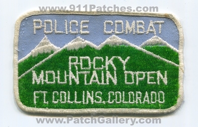 Fort Collins Police Department Police Combat Rocky Mountain Open Patch (Colorado)
Scan By: PatchGallery.com
Keywords: ft. dept.