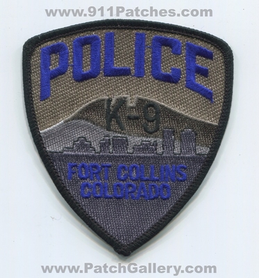 Fort Collins Police Department K9 Patch (Colorado)
Scan By: PatchGallery.com
Keywords: ft. dept. k-9